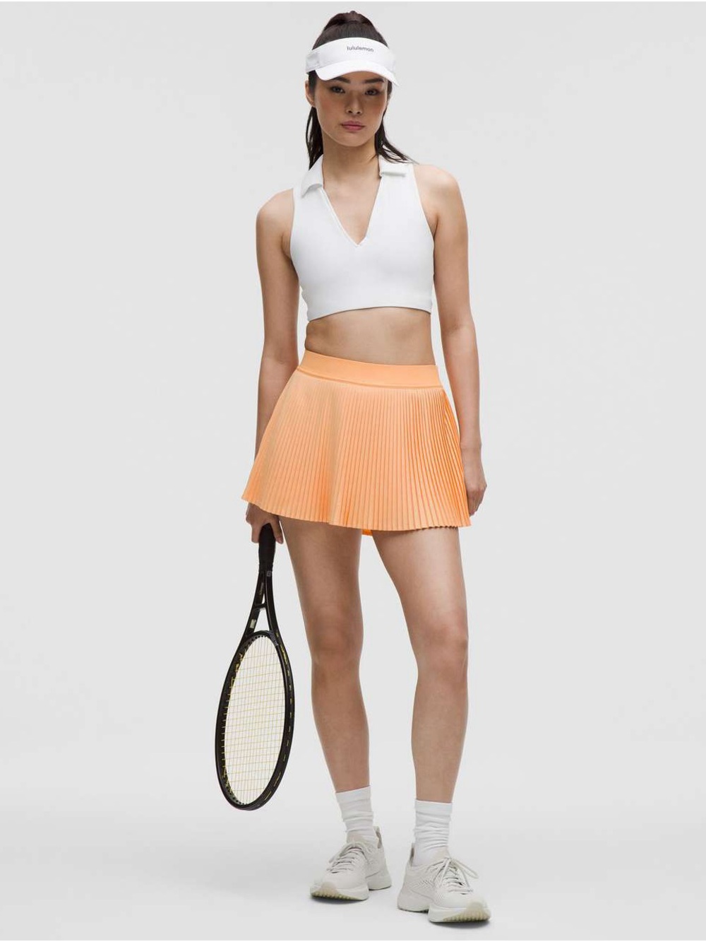 NWOT Lululemon Varsity High-Rise Pleated Tennis Skirt Rock Melon - Picture 2 of 6